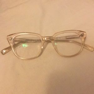 Warby Parker Chelsea frames grapefruit soda